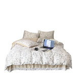 Bedding Set Fine Cotton Satin Reversible 4-Piece Set