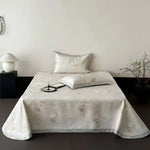 Bedding Set Fine Cotton Satin Toile-de-Jouy Print