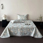 Bedding Set Fine Cotton Satin Toile-de-Jouy Print