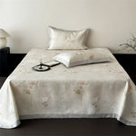 Bedding Set Fine Cotton Satin Toile-de-Jouy Print