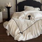 Bedding Set Jacquard Breathable Cotton 4-Piece Set