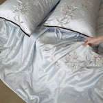Bedding Set Jacquard Satin Butterfly Motif 4-Piece