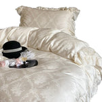 Bedding Set Jacquard Satin Temperature-Regulating 4-Piece