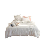 Bedding Set Long-Staple Cotton Enzyme-Washed Embroidered 4-Piece