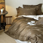 Bedding Set Mako Satin Cotton Butterfly Jacquard 4-Piece