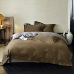 Bedding Set Mako Satin Cotton Butterfly Jacquard 4-Piece