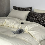 Bedding Set Matte Satin & Breathable Four Piece