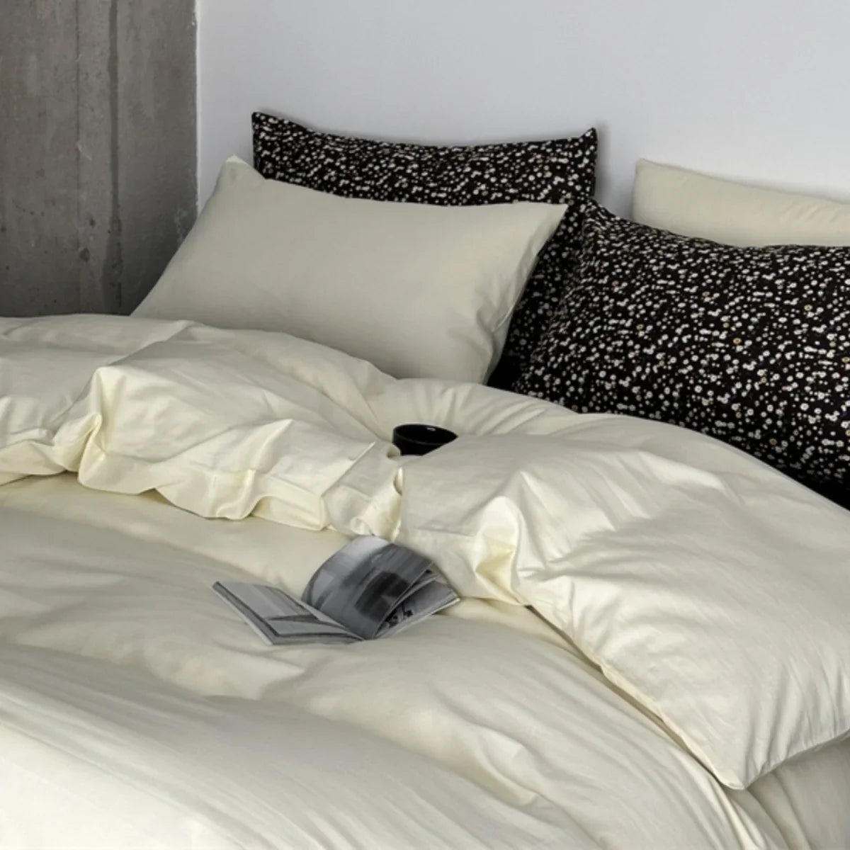 Bedding Set Matte Satin & Breathable Four Piece