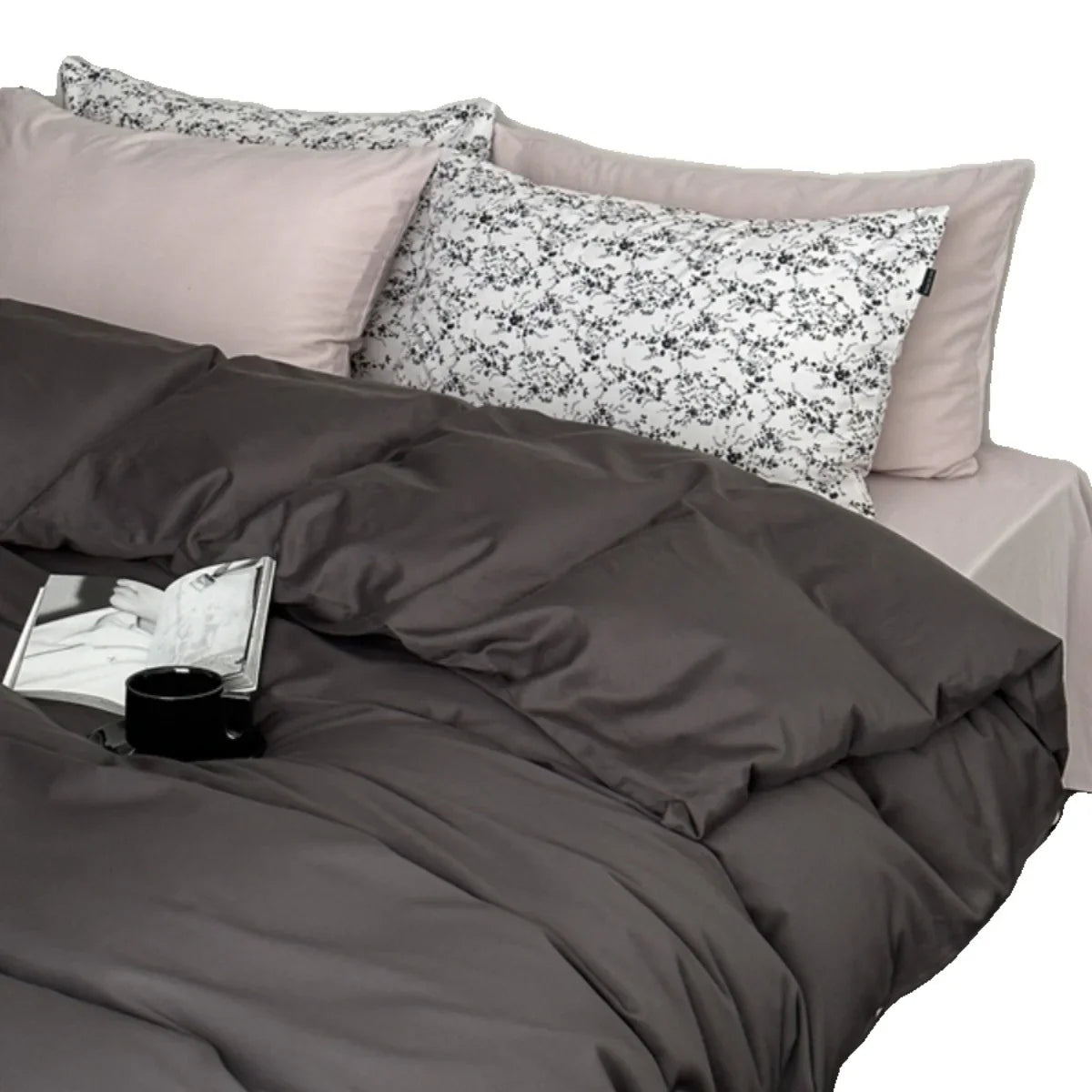 Bedding Set Matte Satin & Breathable Four Piece