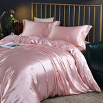 Bedding Set Natural Silk Thermoregulating 4-Piece