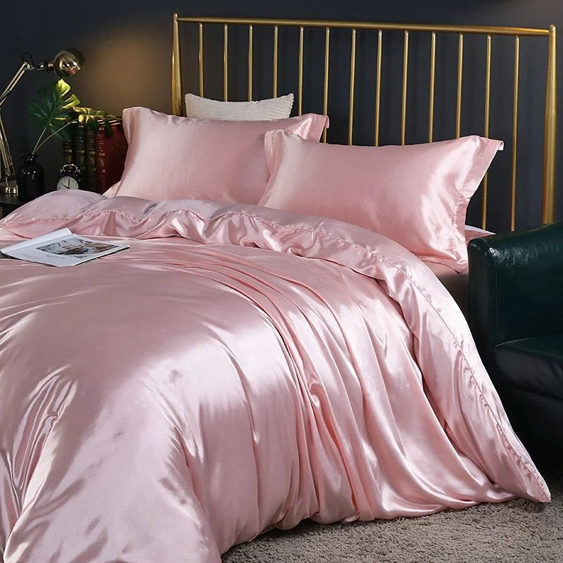 Bedding Set Natural Silk Thermoregulating 4-Piece