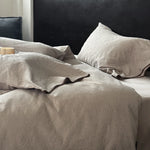 Bedding Set Paisley Jacquard Cotton Blend Zipper Closure