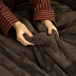 Bedding Set Plush Minky Microfiber Warm 4-Piece