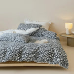 Bedding Set Plush Reversible Minky Animal Print
