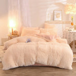 Bedding Set Plush Sherpa Fleece Machine-Washable