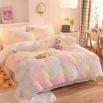 Bedding Set Plush Sherpa Fleece Machine-Washable