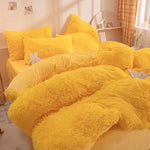Bedding Set Plush Sherpa Fleece Machine-Washable