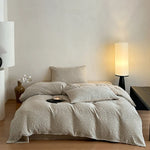 Bedding Set Pre-Washed Cotton-Linen Subtle Leopard Print