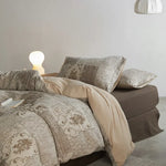 Bedding Set Pure Cotton Textured Botanical Print