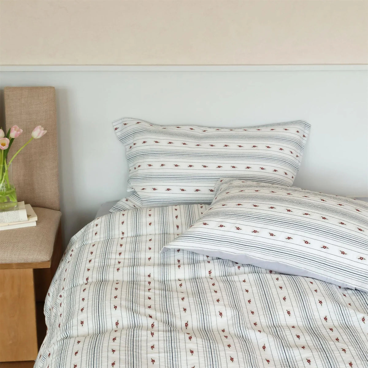 Bedding Set Quilted Cotton Breathable 4-Piece Set