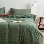Bedding Set Reversible Breathable Cotton Blend Easy Care