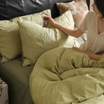 Bedding Set Reversible Cotton Satin Floral Jacquard