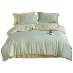 Bedding Set Reversible Satin Silky Soft 4-Piece