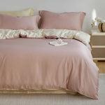 Bedding Set Reversible Satin Silky Soft 4-Piece