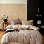 Bedding Set Reversible Woven Satin Temperature-Regulating