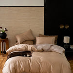 Bedding Set Reversible Woven Satin Temperature-Regulating