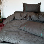 Bedding Set Satin Floral Jacquard 4-Piece