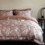 Bedding Set Satin Temperature-Regulating Floral Watercolor
