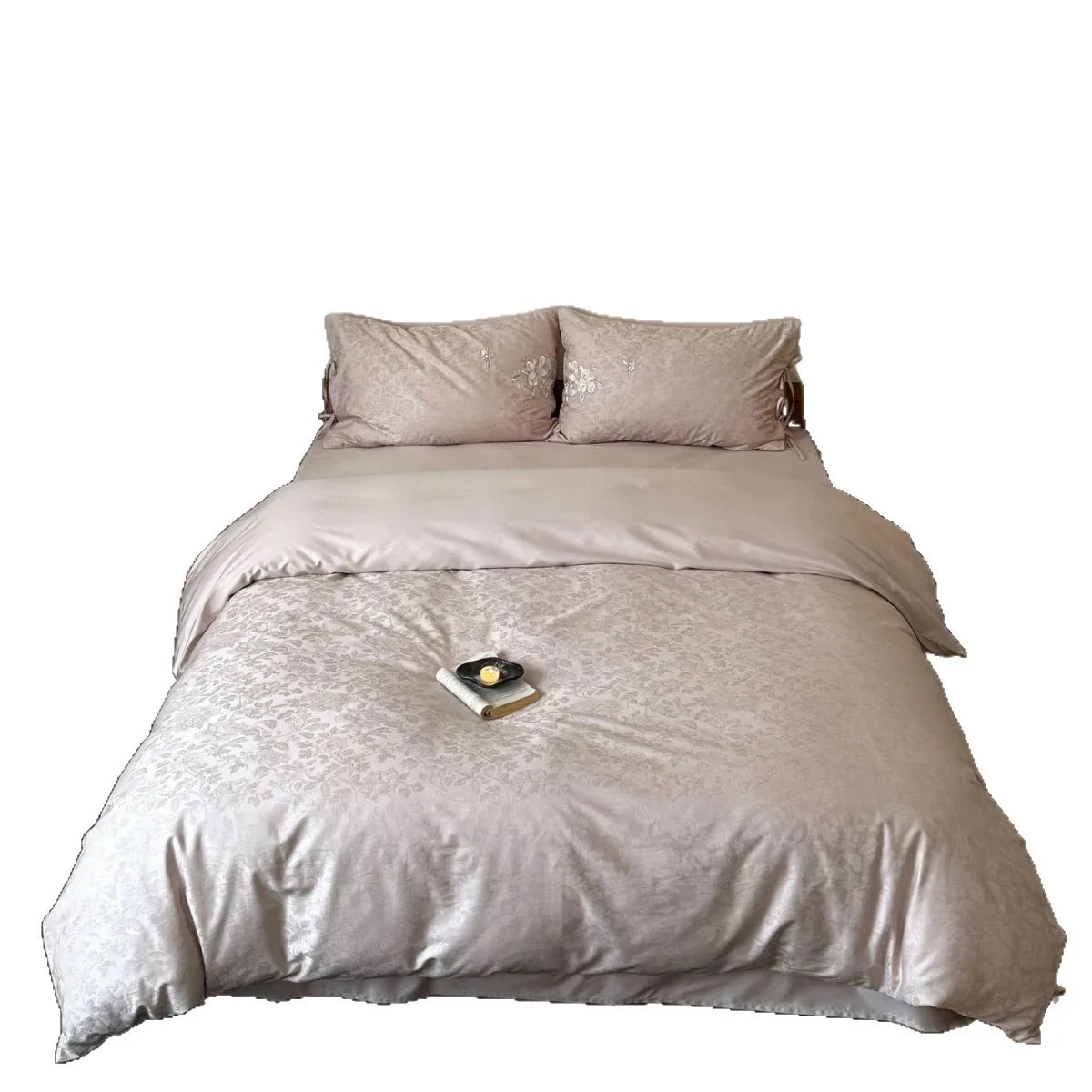 Bedding Set Silky Jacquard With Embroidery