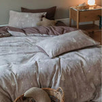 Bedding Set Temperature-Regulating Cotton Jacquard Machine Washable