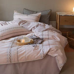Bedding Set Temperature-Regulating Cotton Jacquard Machine Washable