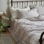 Bedding Set Washed Linen Breathable All-Season 4-Piece