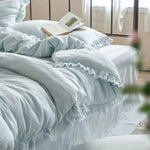 Bedding Set Washed Linen Breathable All-Season 4-Piece