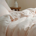 Bedding Set Washed Linen Breathable All-Season 4-Piece