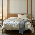 Bedding Set Washed Linen-Cotton Temperature-Regulating 4-Piece