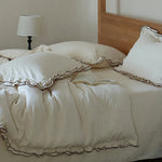 Bedding Set Washed Linen-Cotton Temperature-Regulating 4-Piece