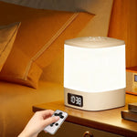 Bedside Lamp Touch Control With Optional Clock Display