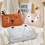 Bedside Organizer Felt Hanging Multi-Pocket Storage For Tablets & Books