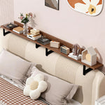 Bedside Shelf Adjustable Headboard Clamp Non-Slip Cable Channel
