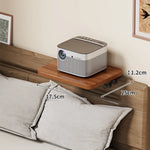 Bedside Shelf Adjustable Headboard Clamp Non-Slip Cable Channel
