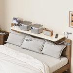 Bedside Shelf Adjustable Headboard Clamp Non-Slip Cable Channel