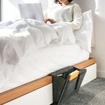 Bedside Storage Caddy Polyester Multi-Compartment Space-Saving
