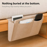 Bedside Storage Organizer Under-Mattress Felt Multiple Pockets