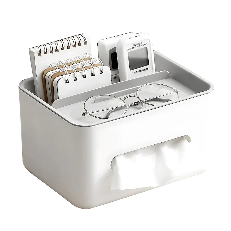 Bedside Table Organizer Tissue Holder Non-Slip Base