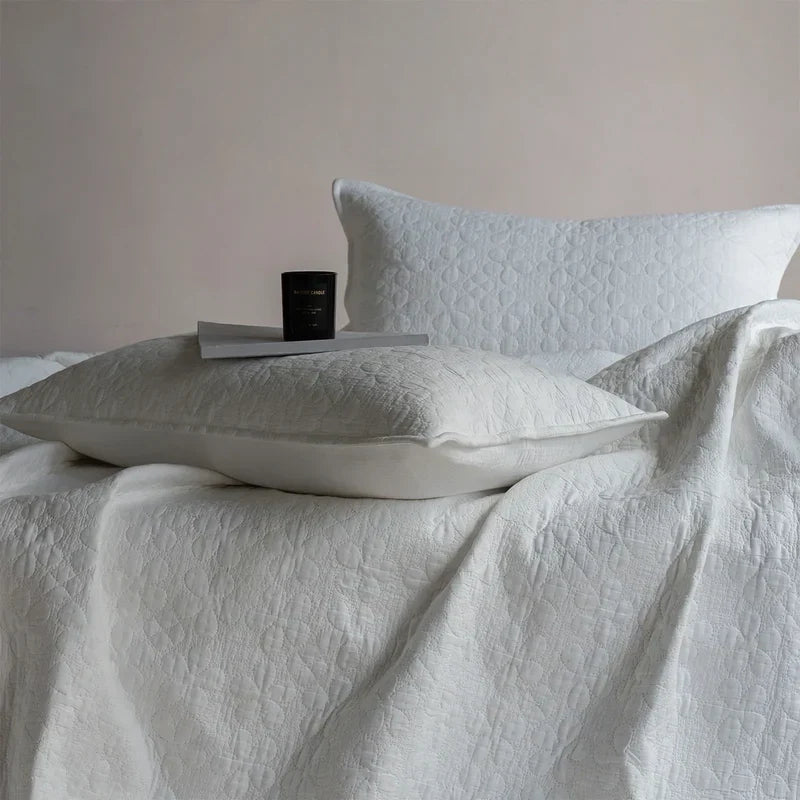 Bedspread Set 100% Cotton Full Coverage 3 Piece