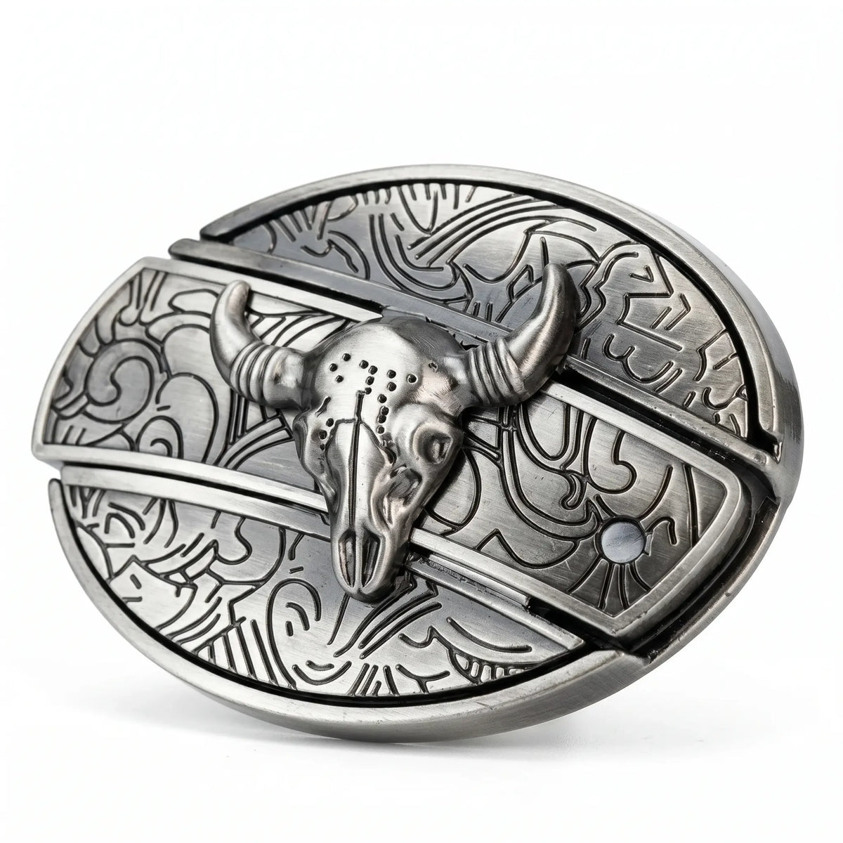Belt Buckle Western Design Hidden EDC Tool Zinc Alloy
